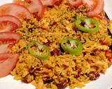Kolbászos,tojásos, zöldséges rizses egytálétel gluténmentesen recept fázis 3 fotója