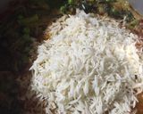 A picture of step 12 of Fried Spiced Paneer Biryani.
