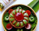 Foto langkah ke 6 dari resep Kue Lapis Pepe Tapioka Khas Betawi.