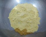 A picture of step 2 of Besan Milk.