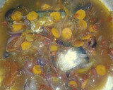 A picture of step 4 of Macaroni with fish source.