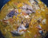 Foto do passo 3 de Moqueca de peixe, com farofa de banana e vinagrete de mexilhão