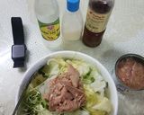 Hình bước làm 4 của món Salad cá ngừ dầu dấm
