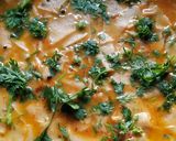 A picture of step 6 of Papad Sabji.