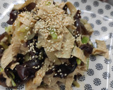 涼拌手路菜-豆皮拌木耳菜心（素食可）的食譜步驟12照片