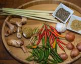 Homemade vegan Thai green curry paste recipe step 1 photo