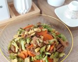 Foto langkah ke 8 dari resep Daging Sapi Oseng sayur.