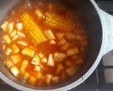 Foto del paso 2 de la receta: Guisado simple de 🥕🌽🍆 y fideos cinta. #otoño