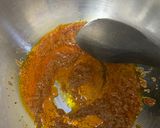 A picture of step 4 of Ghee Roast baby corn.