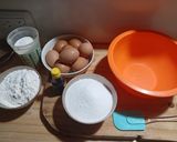 Foto del paso 1 de la receta: Bizcochuelo para torta de cumpleaños