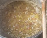 Póréhagymás-baconös leves recept fázis 4 fotója