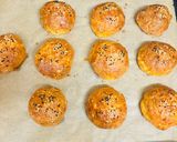 A picture of step 4 of Cottage Cheese and Cheddar Buns.