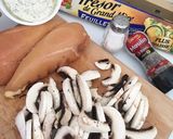 Une image de l'étape 1 de Feuilleté tressé poulet boursin.