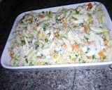 A picture of step 3 of Macaroni salad.