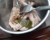Foto langkah ke 2 dari resep MPASI : bubur sup ceker kacang merah (6bln).