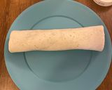 Édes banános tortilla tekercs recept fázis 3 fotója