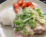 A picture of step 7 of Just a boiled chicken with Japanese Ponzu sauce.