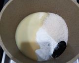 Foto langkah ke 2 dari resep Puding roti tawar pandan.