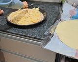 Foto del paso 4 de la receta: Tarta de jamón y queso con chicos