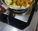 A picture of step 3 of Aloo ki khatti methi chaat.