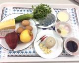 Hình bước làm 1 của món Cơm chiên kết duyên cùng trái cây