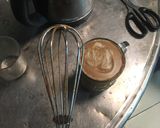 Hình bước làm 9 của món Coffee latte bọt (món kết hợp)