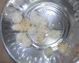 A picture of step 1 of Panjeeri Laddoo.
