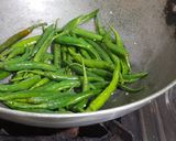 चिल्ली फ्राई (chilli fry recipe in Hindi) रेसिपी चरण 3 फोटो