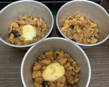 Foto langkah ke 3 dari resep Nasi tim ayam jamur.