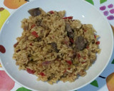 Foto del paso 6 de la receta: Arroz pilaf con hígado, corazón de pollo y verduras