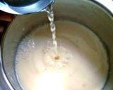 A picture of step 1 of Gujarati Sweet and Sour Kadhi.
