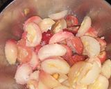 A picture of step 3 of Karonda Pickle.