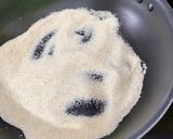 A picture of step 1 of Semolina Modak.