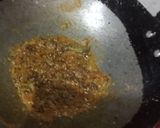 A picture of step 3 of Mirchi Baingan Salan.
