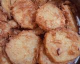 A picture of step 8 of Sweet potatoes in egg.
