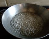 A picture of step 2 of Coconut burfi.