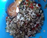 Pas rețetă Salată de ciuperci și piept de pui 3 fotografie