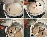A picture of step 2 of Cinnamon choco flavoured coffee pudding.