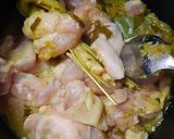 Foto langkah ke 3 dari resep Bubur ayam kuah opor.