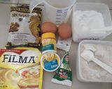 Foto langkah ke 1 dari resep Bolu kukus ketan hitam 2 telur.