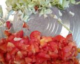 A picture of step 1 of Cheese cornflakes veggie poha.