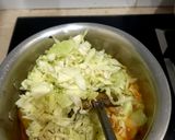 A picture of step 6 of Cabbage aloo, egg,.