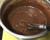 A picture of step 3 of Eggless DBC Death by Chocolates Cake 🍰.