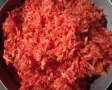 A picture of step 1 of Carrot Kheer.
