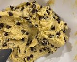 A picture of step 3 of Famous Amos style cookie.