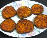 A picture of step 6 of Baingan (Brinjal) Tawa Fry.
