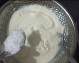 A picture of step 1 of Tiranga Dhokla.