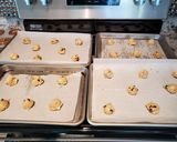 A picture of step 6 of White Chocolate and Cranberry Cashew Cookies.