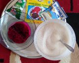 Foto langkah ke 1 dari resep Puding buah naga.