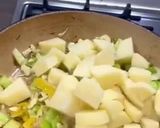 A picture of step 5 of Chicken meatballs, potatoes and lemon.